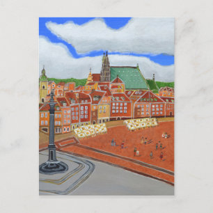 Warsaw-Old Town Postcard