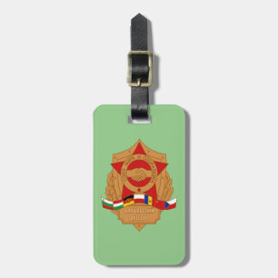 Warsaw Pact, USSR, Socialist Eastern Europe Square Luggage Tag