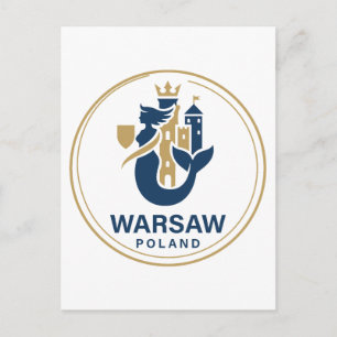 Warsaw Poland Europe Postcard