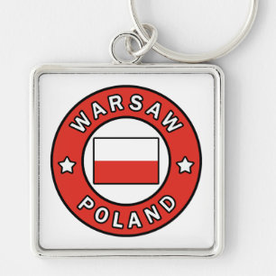 Warsaw Poland Keychain