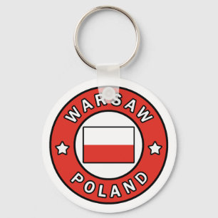 Warsaw Poland Keychain