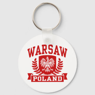 Warsaw Poland Keychain
