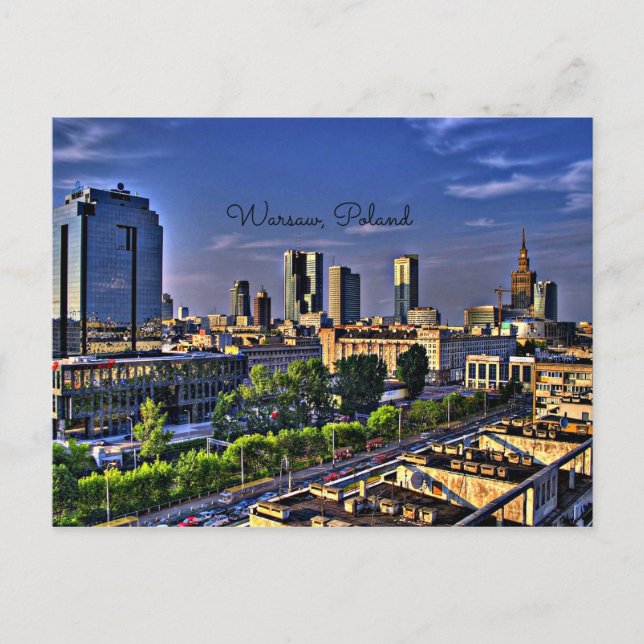 Warsaw, Poland Postcard (Front)