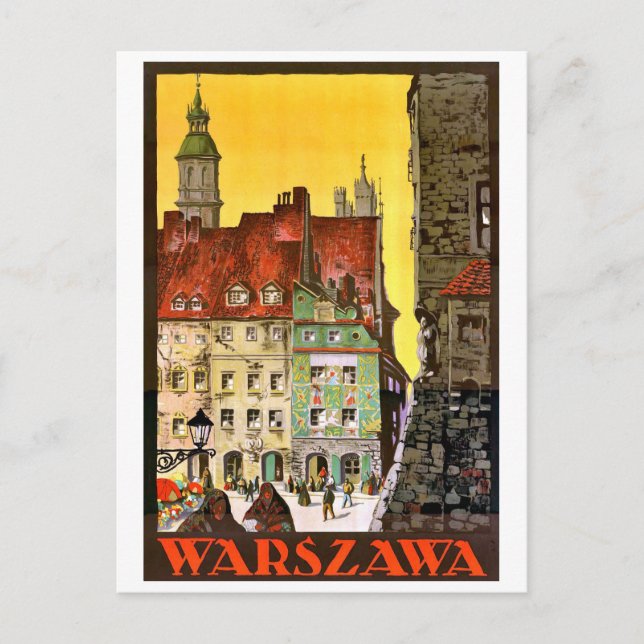 Warsaw Postcard (Front)