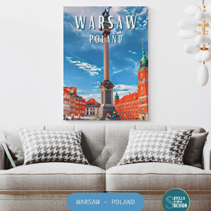 Warsaw, the rising star of Eastern Europe Poster