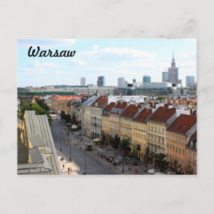 Warsaw View Postcard