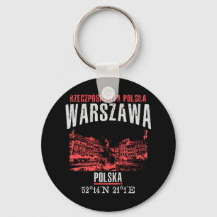 Warszawa Keychain