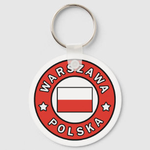 Warszawa Polska Keychain