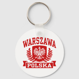 Warszawa Polska Keychain