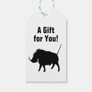 Wart Hog  Gift Tags