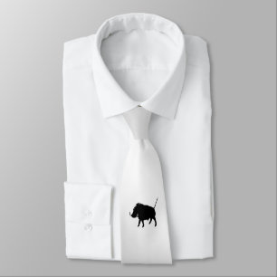 Wart Hog Silver Tie