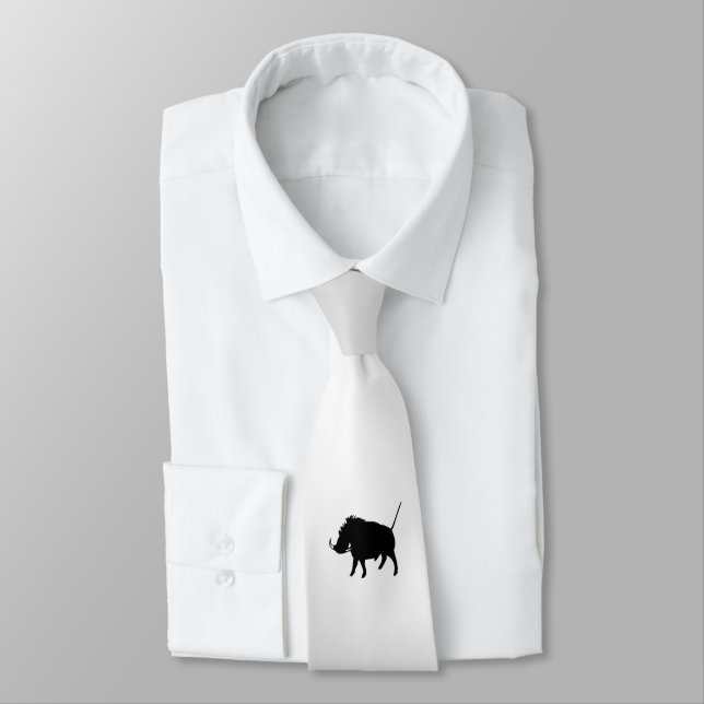 Wart Hog Silver Tie (Tied)