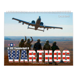 WARTHOG - A-10C Thunderbolt II Calendar