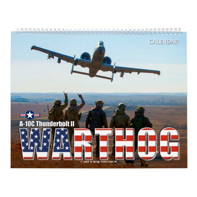 WARTHOG - A-10C Thunderbolt II Calendar (Cover)