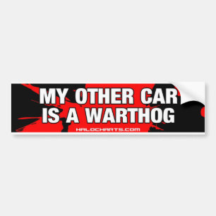 Warthog Bumper Sticker