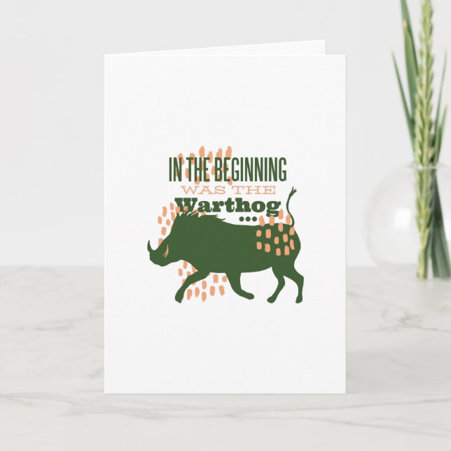 Warthog Card (Front)