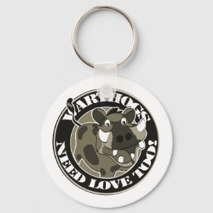 Warthog Love Keychain