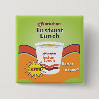Waruchan - Ramen 2 Inch Square Button