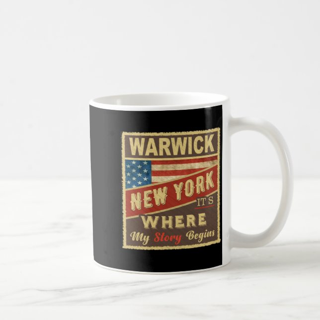 Warwick Ny Its Where My Story Begins  Coffee Mug (Right)