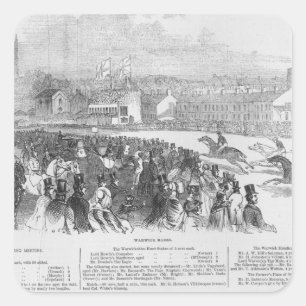 Warwick Races, from 'The Illustrated London Square Sticker