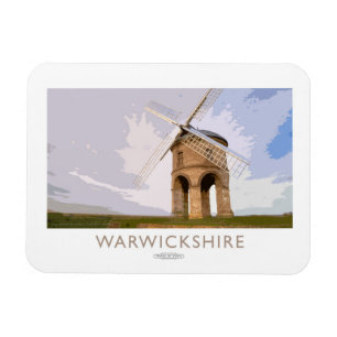 Warwickshire Railway Poster Magnet