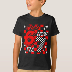 Was 6 7 years old funny 67 meme 7th birthday boys T-Shirt