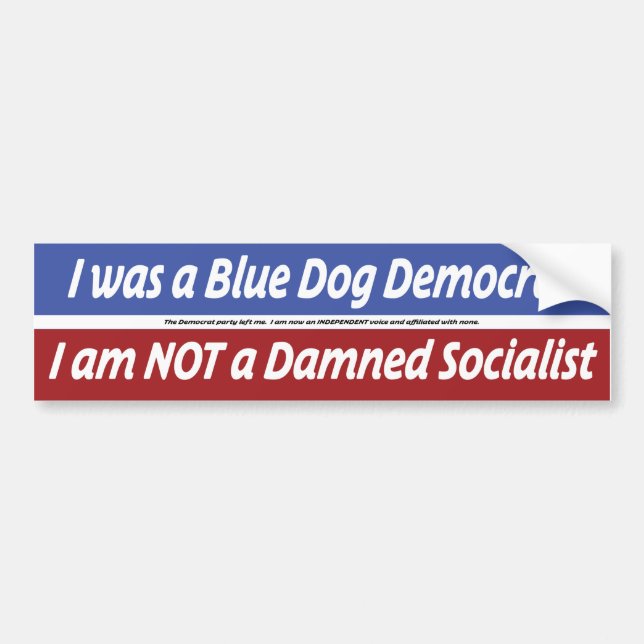 Was a democrat bumper sticker (Front)