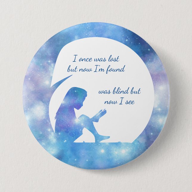 Was Blind But Now I See - Button (Front)