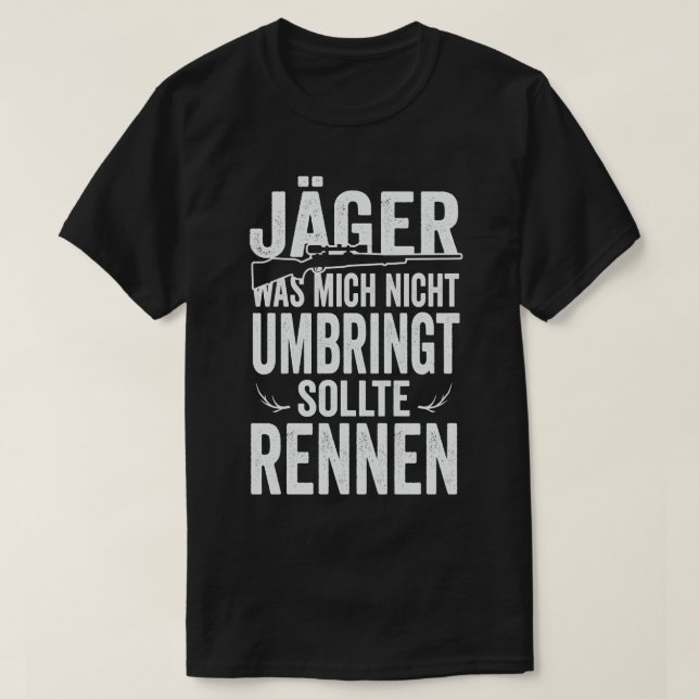 Was mich nicht umbringt sollte rennen T-Shirt (Design Front)
