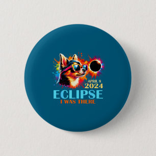 Was Total Solar Eclipse Chihuahua Dog 2 Inch Round Button