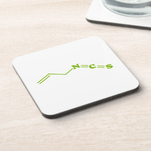 Wasabi Allyl Isothiocyanate Molecular Formula Coaster