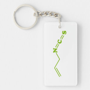 Wasabi Allyl Isothiocyanate Molecular Formula Keychain