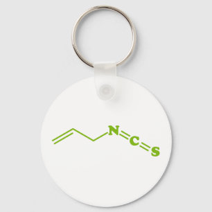 Wasabi Allyl Isothiocyanate Molecular Formula Keychain