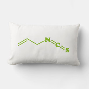 Wasabi Allyl Isothiocyanate Molecular Formula Lumbar Pillow