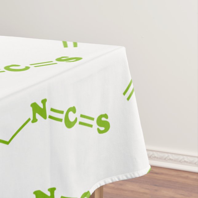 Wasabi Allyl Isothiocyanate Molecular Formula Tablecloth (In Situ)