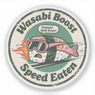 Wasabi Boost Speed Eaten Racing Sushi