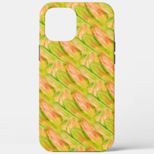 Wasabi Green Earthy Art Abstract Floral iPhone 12 Pro Max Case