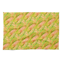 Wasabi Green Earthy Art Abstract Floral