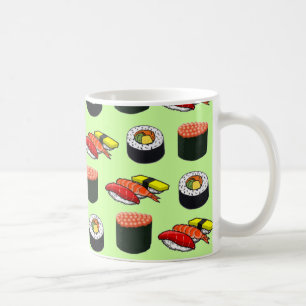 Wasabi Green Sushi Coffee Mug