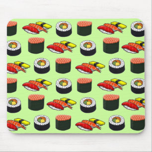 Wasabi Green Sushi Mouse Pad