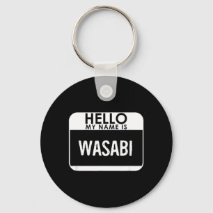 Wasabi Shirt Funny Easy Last Minute Halloween Keychain