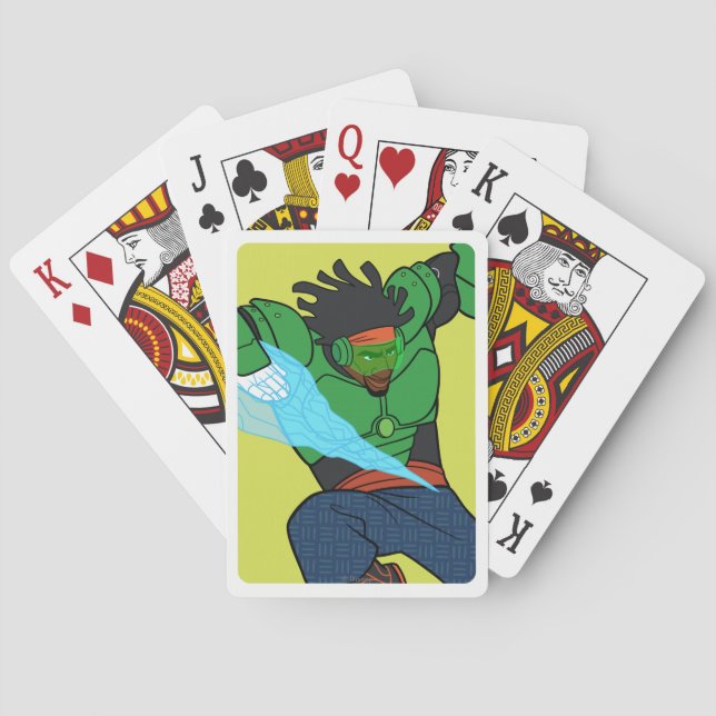 Wasabi Supercharged Playing Cards (Back)