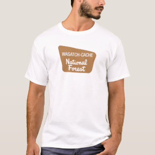 Wasatch-Cache National Forest (Sign) T-Shirt