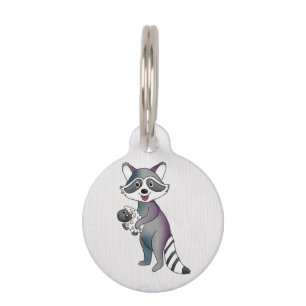Waschbär und Schaf Pet Tag