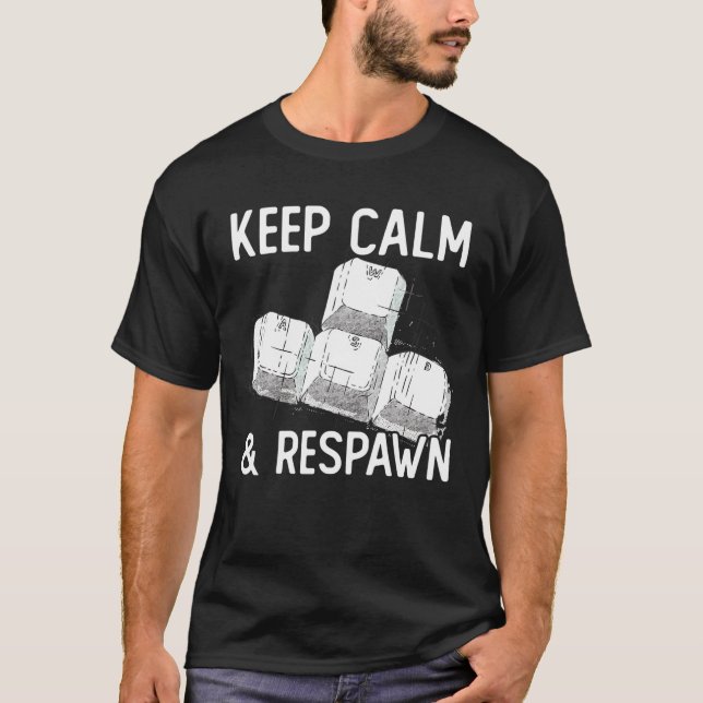WASD KEEP CALM T-Shirt (Front)