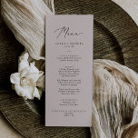 Wash Coordinate Blush Pink Elegant Wedding Menu<br><div class="desc">This wash coordinate blush pink elegant wedding menu is perfect for a modern wedding.

The simple and classic design features pastel blush pink and delicate calligraphy with minimalist elegant style.

This menu can be used for a wedding reception,  rehearsal dinner,  or any event.</div>