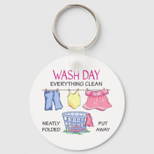 Wash Day Keychain
