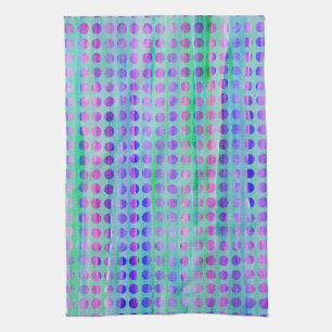 Wash Dots Mini Periwinkle kitchen Towel