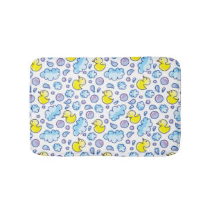 wash pattern bath mat