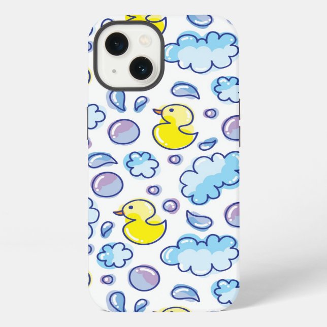 wash pattern iPhone case (Back)
